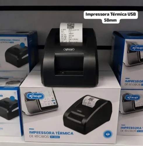 Impressora Térmica USB 58mm Delivery Ifood Keeta + Bobinas<br><br>58mm Delivery Ifood Keet...