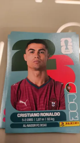 Figurinha Cristiano Ronaldo CR7