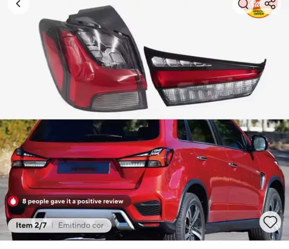 Jogo lanternas asx outlander sport