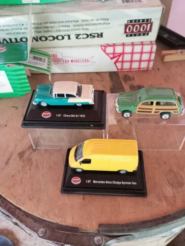 Carrinho 1:87  ho valor unitário 