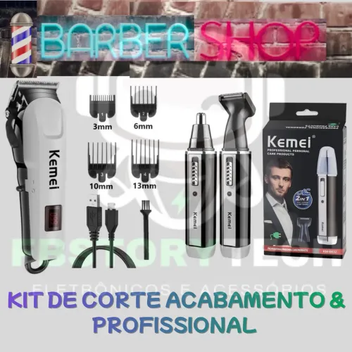 Kit de Corte Acabamento & Profissional a pronta entrega em Santarém-PA
