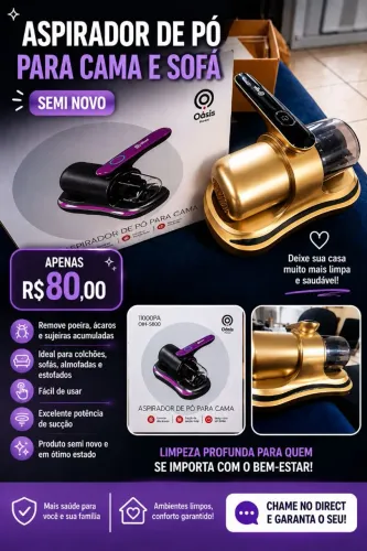 Aspirador de Sofa e Cama
