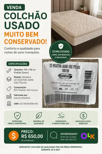 Colchão Queen-Size
