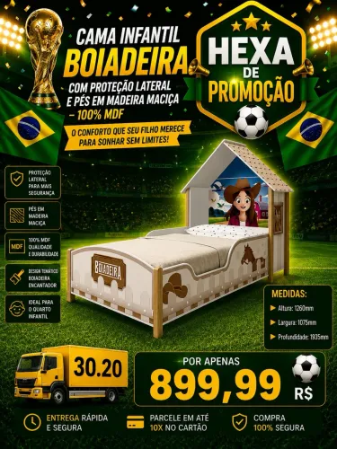 Cama Infantil Boiadeira