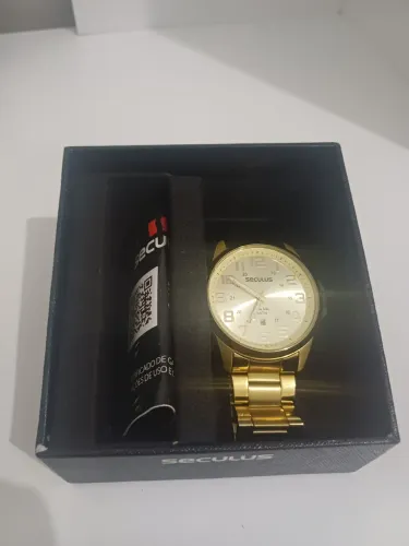 RELOGIO SECULUS - DOURADO (CONSERVADO)