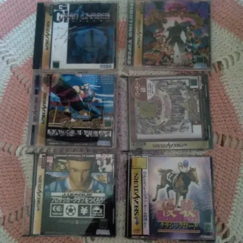Lote jogos originais sega saturn