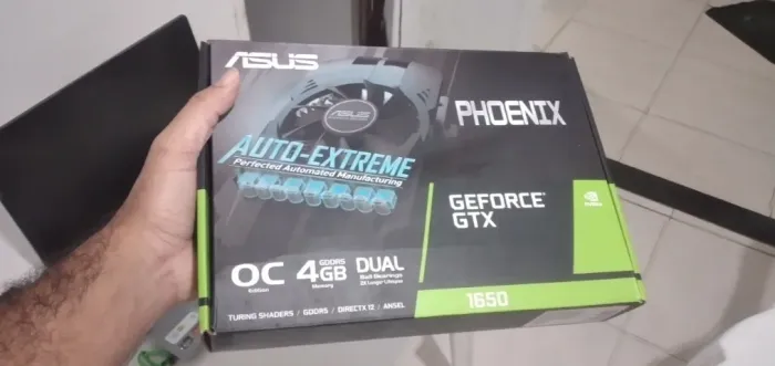 Placa de Vídeo Asus Dual GeForce GTX 1650 4GB GDDR5