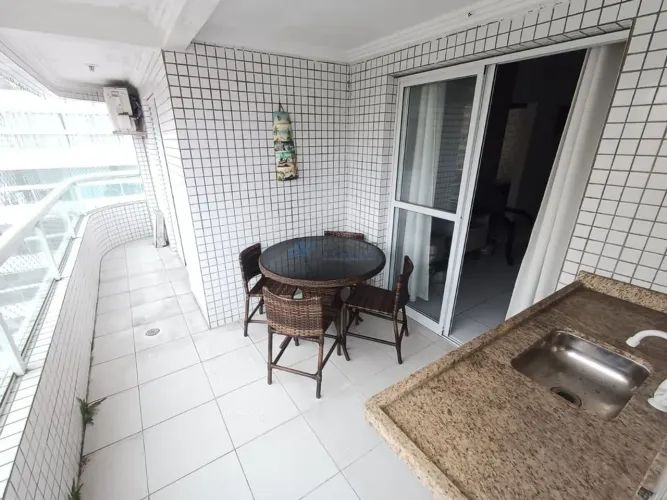 Apartamento para locação com 2 dormitórios, mobiliado em Praia Grande na Tupi