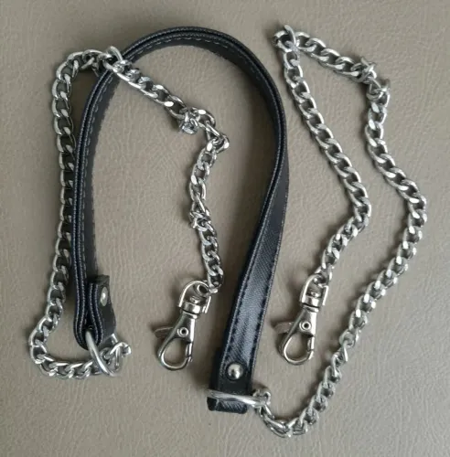 Alça de bolsa com corrente