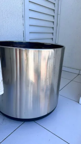 Cachepô inox