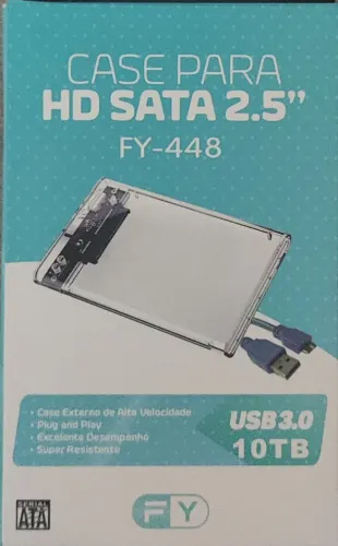 Case transparente para HD 2.5/SSD 3.0 10TB