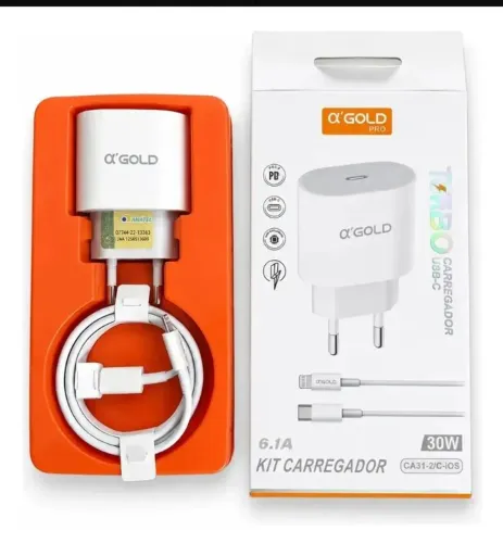 Carregador USB-C iPhone Turbo 30W ( Entrega em Sorocaba sem taxa para entrega)