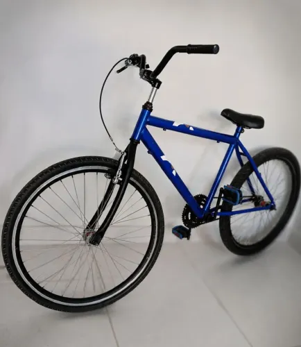 BICICLETA ARO 26 AZUL CONSERVADA