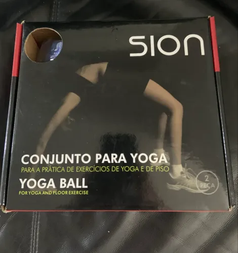 Bola Pilates Yoga Fisioterapia Ginástica 60 com diam. Conj com Bomba manual