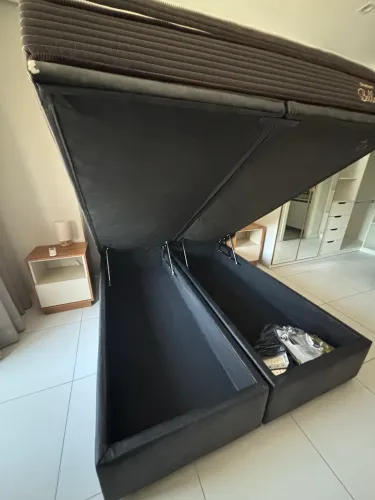 Bases de baú para cama solteiro ou Queen