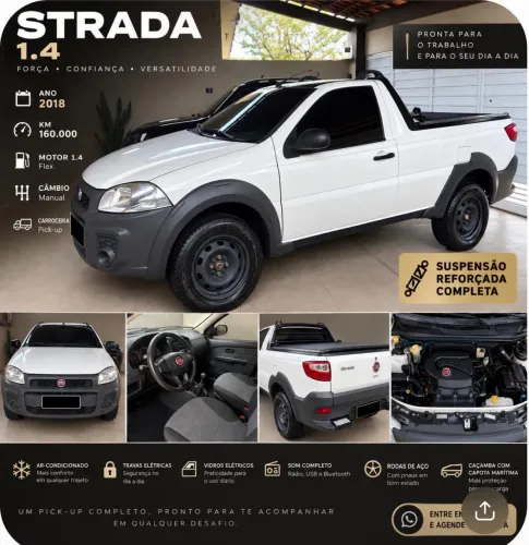Fiat Strada Working Hard 1.4 Fire Flex 8V CS 2018