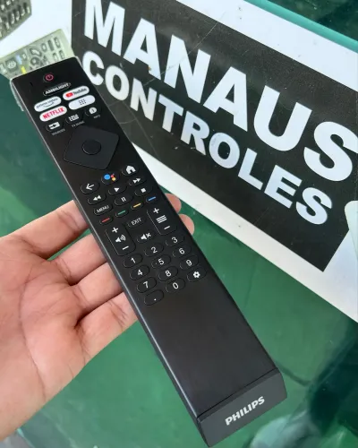 Controle Original Tv Philips Ambilight Android 4K - Promoção
