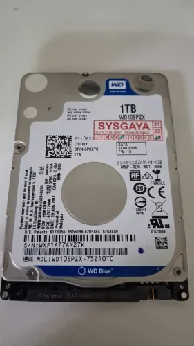 HD Western Digital 2,5 PARA NOTEBOOK 1TB | 100% DE SAÚDE!