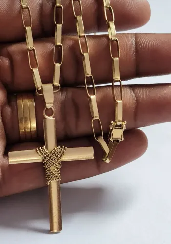 Cartier de ouro 18k,  MACIÇO 