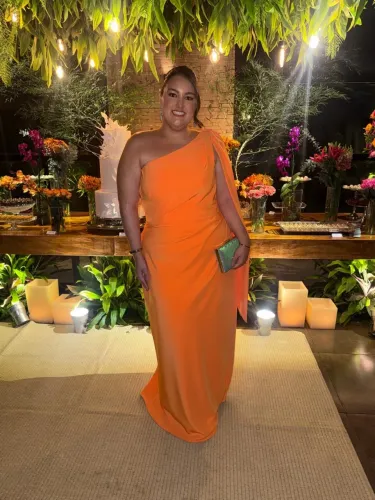Vestido longo de festa