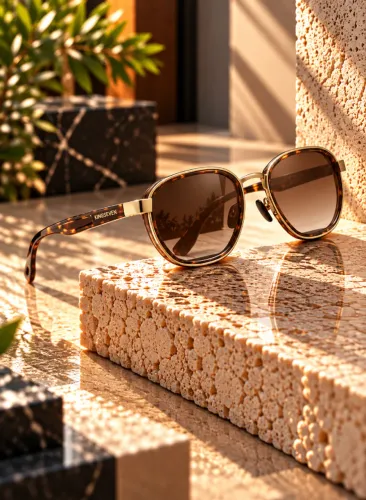 Óculos De Sol Kingseven Quadrado Tartaruga Metal Dourado Lente Degradê