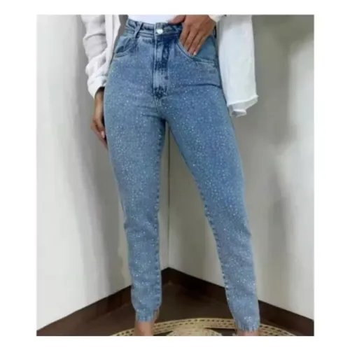 Calça jeans Mom