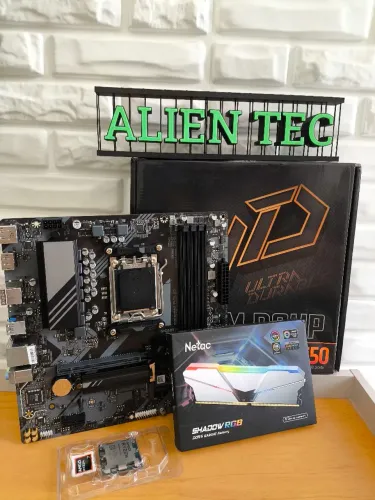 Kit Upgrade AM5 Ryzen 7 9800x3d 8/16 + b650m + 32gb ram Ac troca cartão de crédito