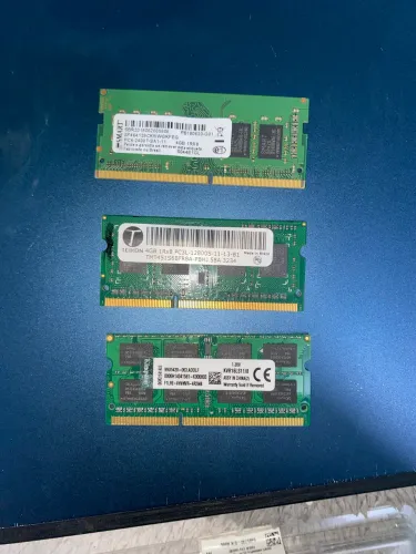 Memórias RAM DDR4 & DDR3 4gb 8gb notebook
