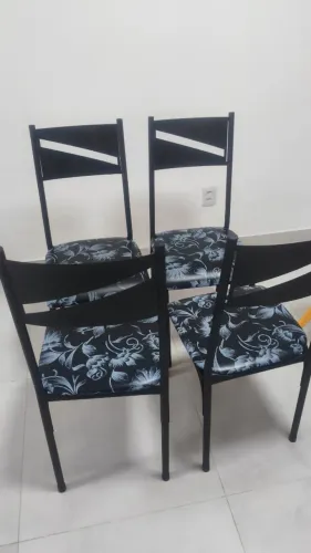 Conjunto de 4 Cadeiras para cozinha e jantar Epoxi [POSSO DESMONTAR PARA ENTREGA]