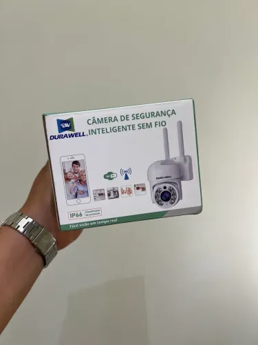 Câmera Ip A8 App Icsee Infravermelho Prova D'água Externa Wifi Hd Cor Branco