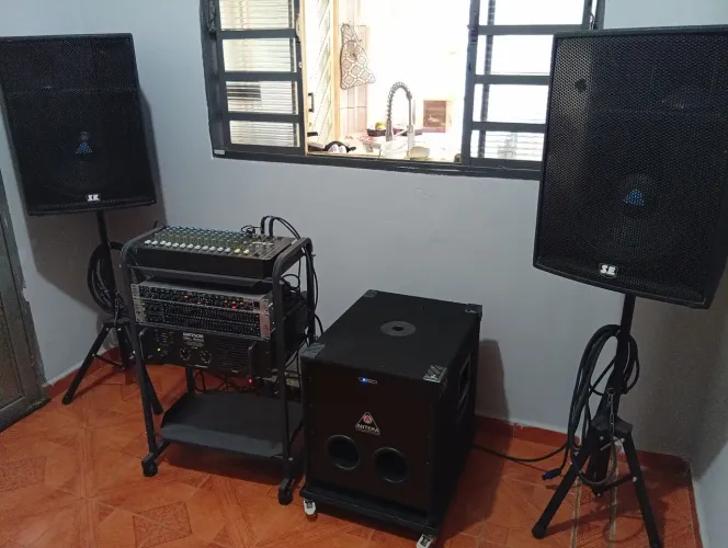 Som completo para igreja ou banda