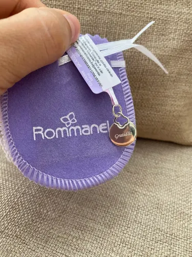 Pingente Rommanel em Prata 925 ?Gratidão?