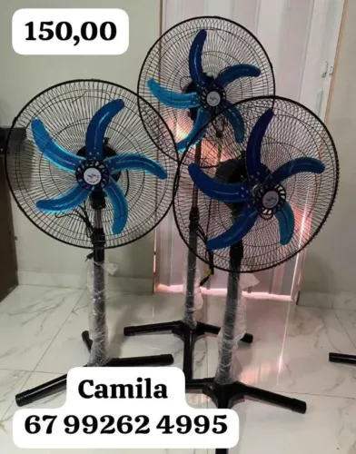  Mega PROMOÇÃO ?Ventilador catavento 5 pás 3 velocidade 