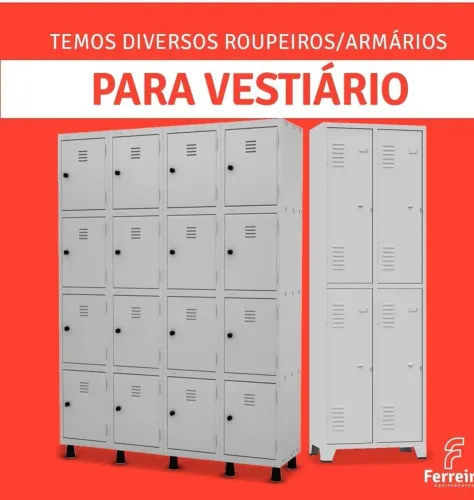 Roupeiro pra vestiários 4 8 12 16 20 portas novos direto de fábrica
