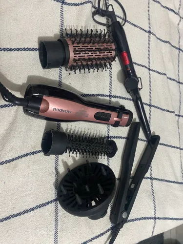 Kit Chapinha, babyliss e escova rotativa