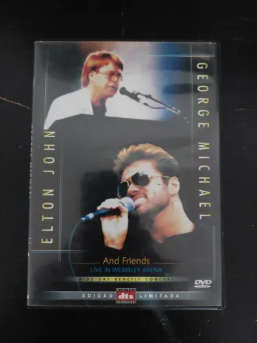 ?DVD George Michael & Elton John - Live In Wembley Arena | Edição Limitada DTS<br>