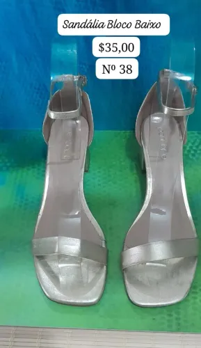 Sandália Bloco Baixo