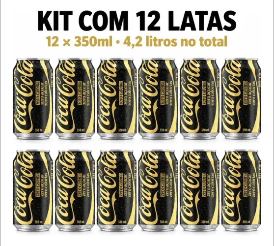 Kit 12 Coca Cola Triplo Zero 