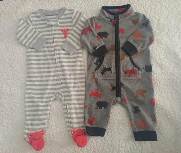 Kit lote 6  macacão carters gap teddy boom 