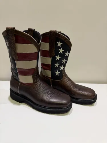 Bota Texana Importada J.B. Dillon (Flag / USA) Tam 11 USA
