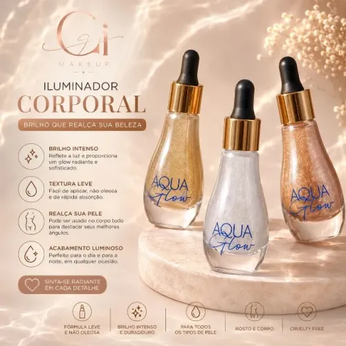 Iluminador Corporal Aqua Glow