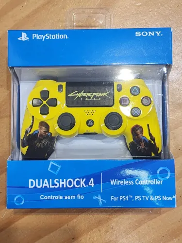 Controle de ps4 Cyberpunk edition 