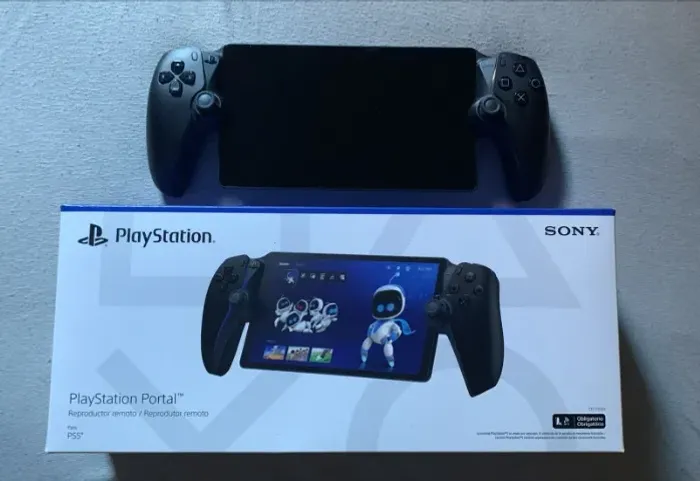 Ps portal black + Base de carregamento oficial + Case protetora