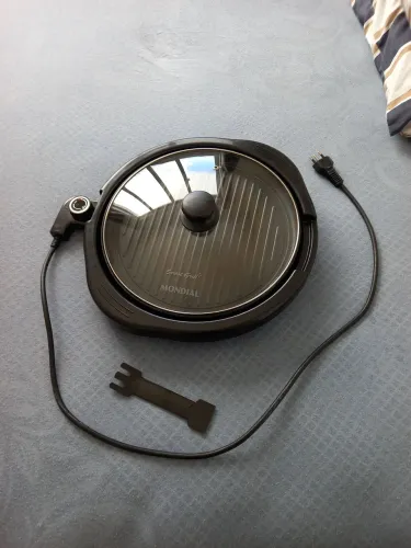 Grill Redondo Smart Grill 30cm Mondial Preto 1200W - G-04