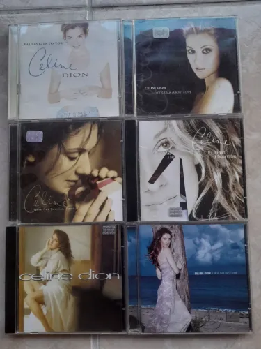 CDs Celine Dion - 6 CDs Coleção - originais excelente estado