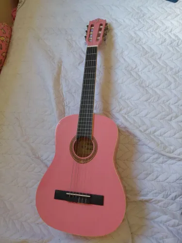 Violão Infantil Rosa