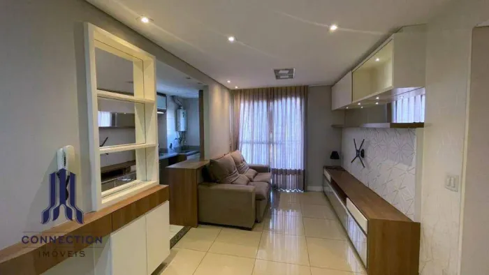 Apartamento com 2 dormitórios para alugar, 55 m² por R$ 4.305,94/mês - Portão - Curitiba/P