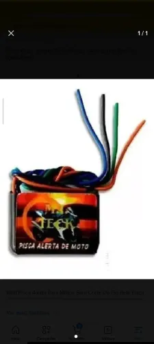 Relé de pisca alerta para motos halógenas 