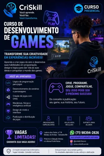 Curso Desenvolvimento de Games