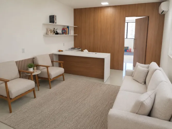 Mesa de escritório com armário lateral - 1,90